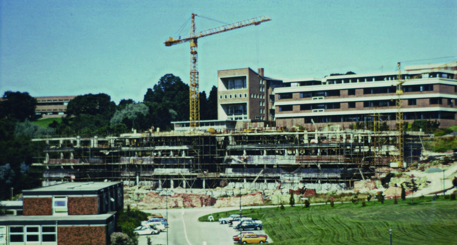 Amory building under construction