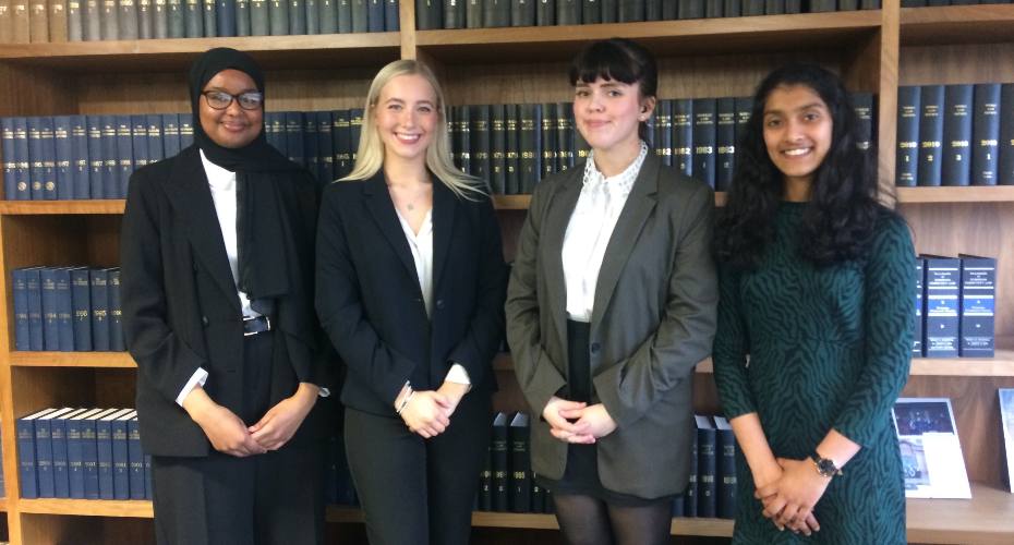 Four moot finalist winners